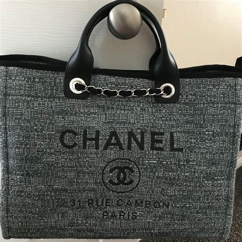 2017-2018 chanel gray leather tote collection|chanel handbag collection.